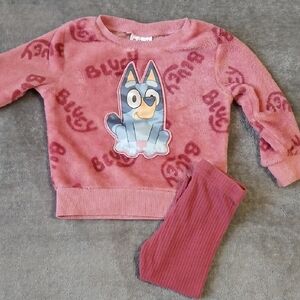 Bluey Kids Matching Set - Pink